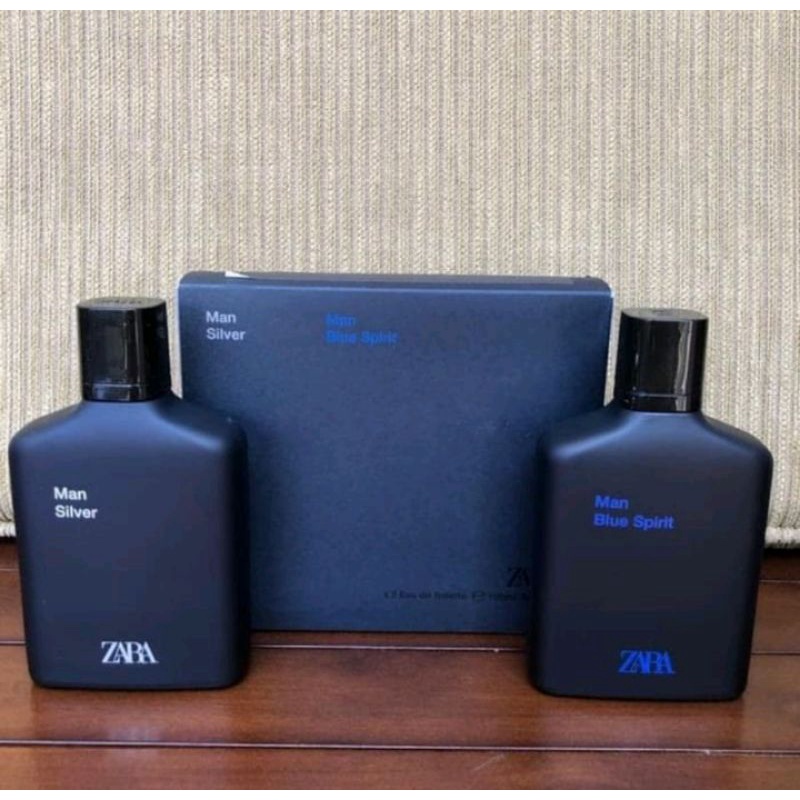 Parfum Original Zara Man Silver + Zara Man Blue Spirit 100 ml