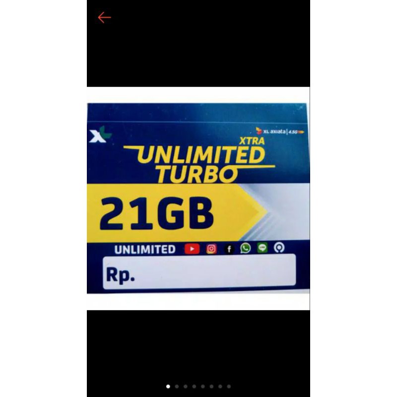 Perdana XL 21GB UNLIMITED