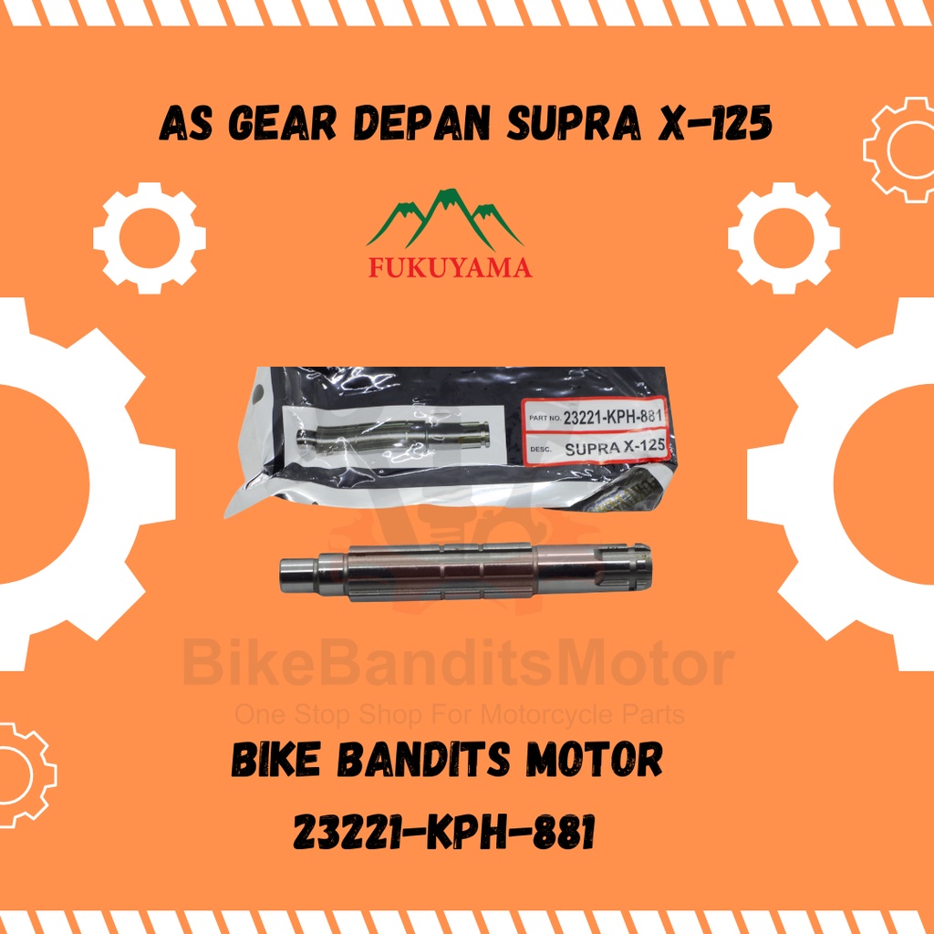 As Gir Depan Supra X 125 Fukuyama