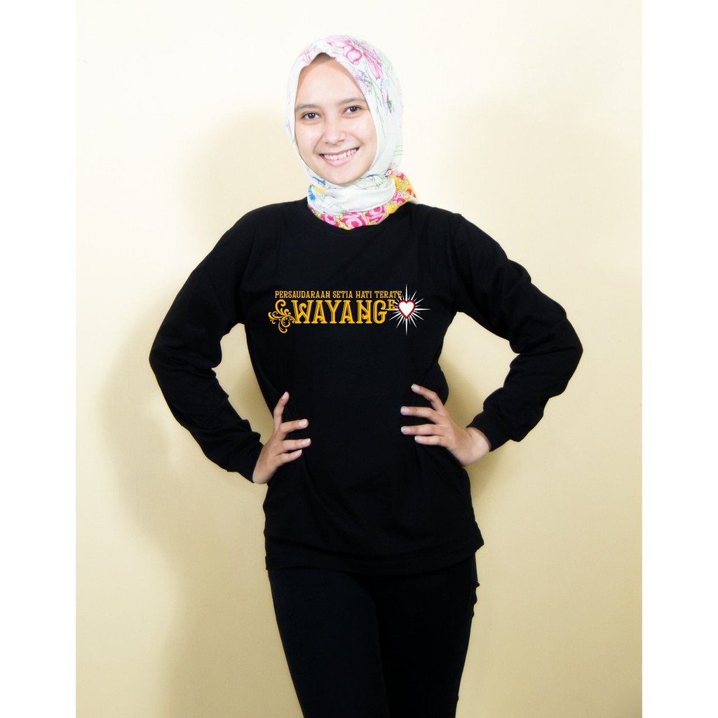 KAOS PSHT DISTRO PREMIUM LENGAN PANJANG ATASAN COWOK CEWEK /KAOS IPSI INDONESIA LENGAN PANJANG PROMO