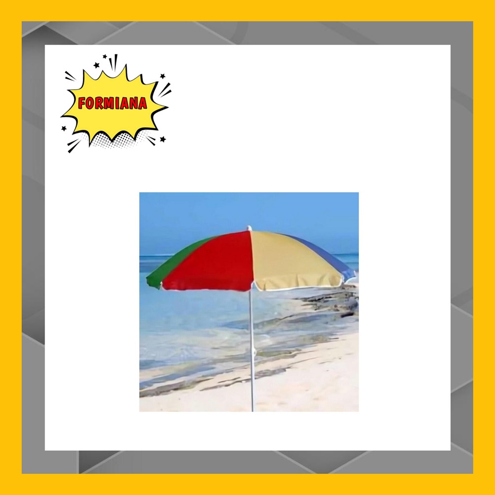 FM - Payung Pantai Pelangi / Payung tenda pkl / Payung Parasol Tenda ukuran 200 cm