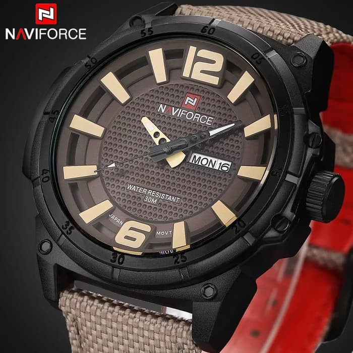 Jam tangan pria Naviforce jam tangan original -