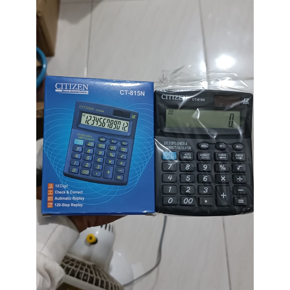 KALKULATOR CITIZEN CT-815N CALCULATOR 12 DIGIT KUALITAS TERBAIK