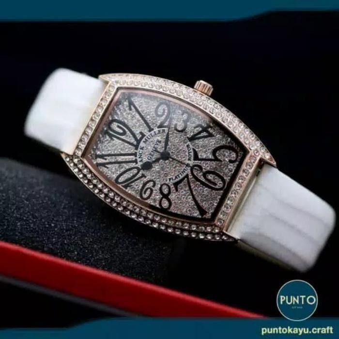 Dijual PROMO Jam Tangan Fashio Wanita Frank Muller Tali Leather EXCLUSIVE Limited