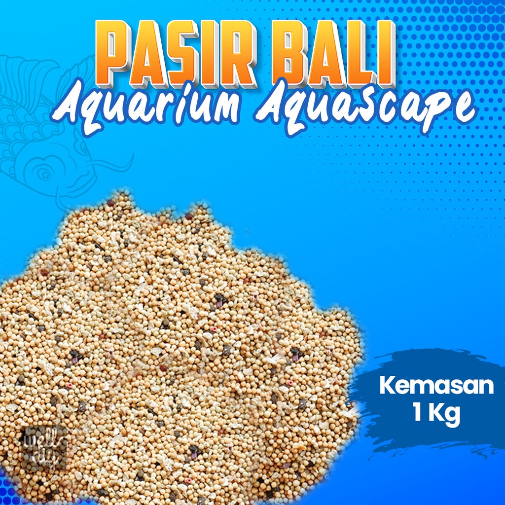 Pasir Bali Hiasan Aquarium Aquascape - 1 Kg