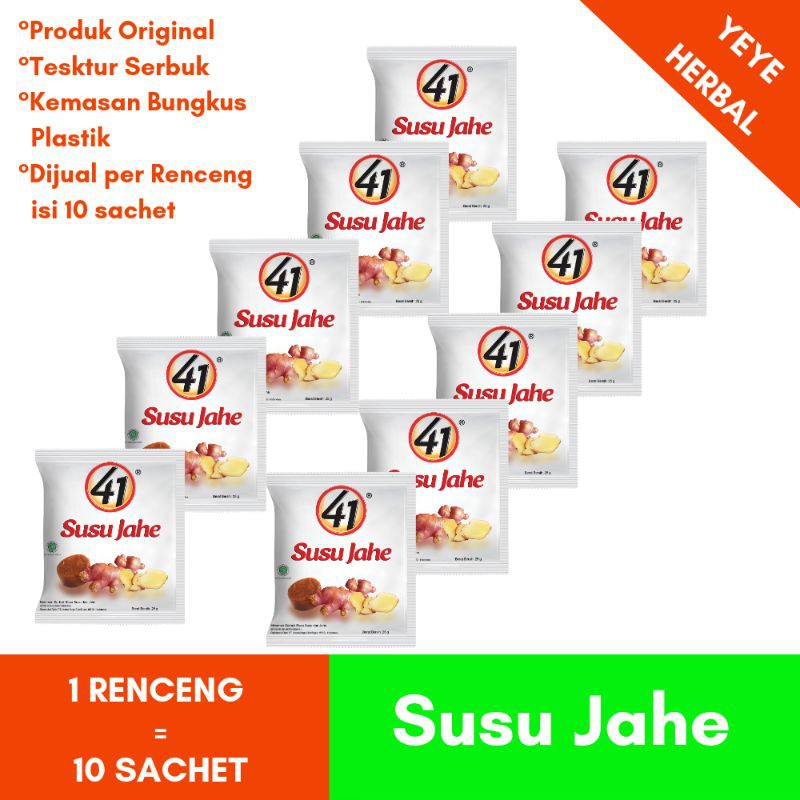

Susu Jahe 41 rasa Original