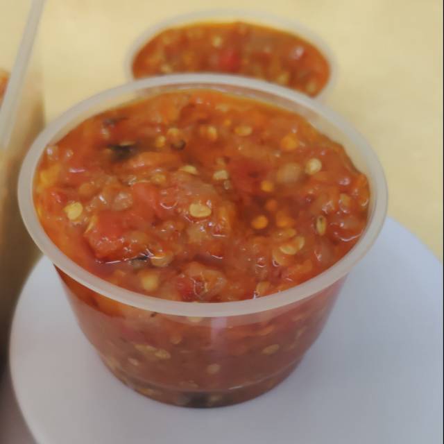 

Sambal rawit tambahan nasi mandi