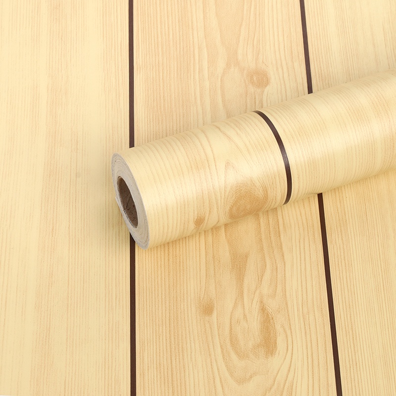 DEOS WALLPAPER DINDING MOTIF KAYU KUNING