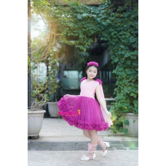 Dres tutu petite pelangi with shawl