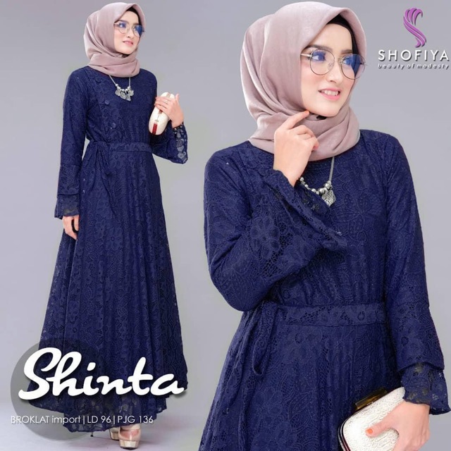 Shinta Dress, DRESS MUSLIM, baju wanita, baju gamis, dress, gamis, Baju gamis, fashion wanita