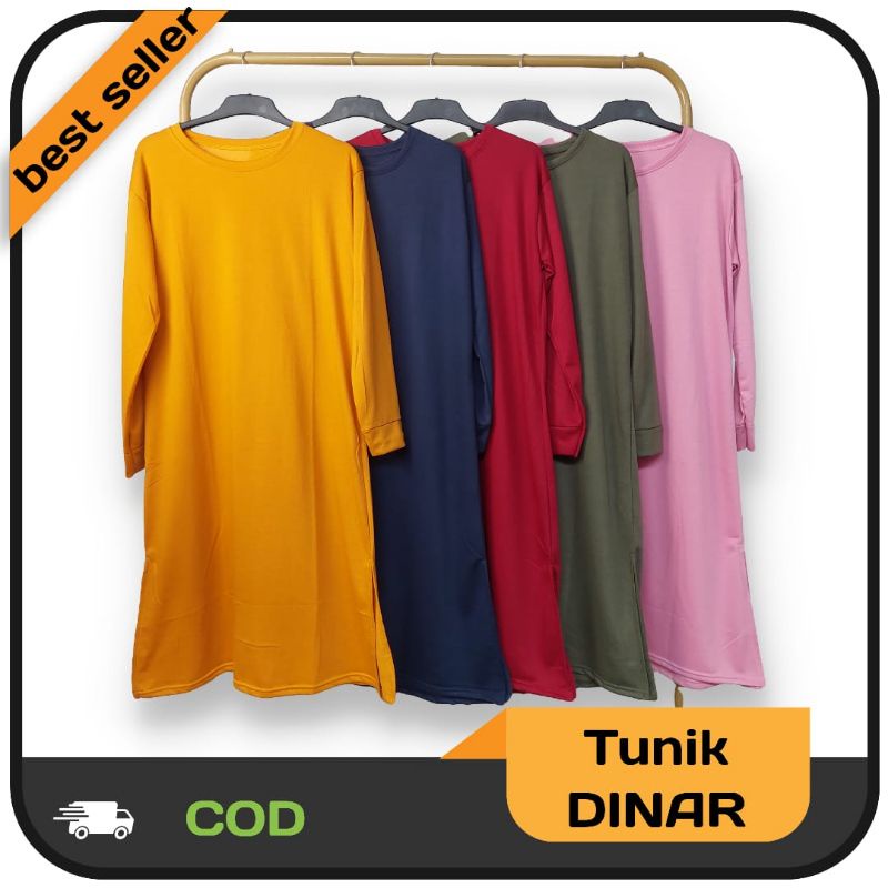 ( COD ) ORB DINAR LONG TUNIK KAOS POLOS