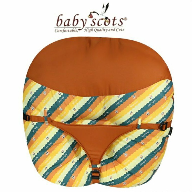 Sofa Bed Bayi 2 in 1 (Sofa + Sabuk Pengaman) Baby Scots Diagonal Series