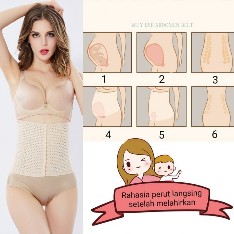 Korset Pelangsing Perut Dan Pinggang Corset Waist Trainer 003