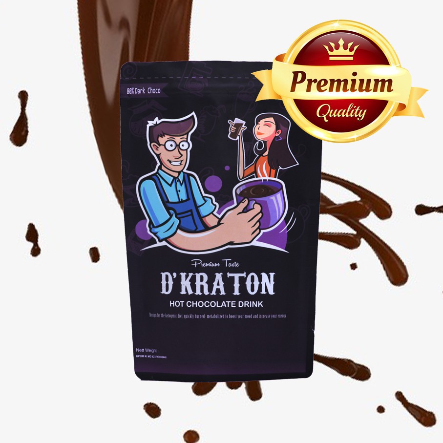 

PROMO! BUBUK MINUMAN COKLAT / COCOA POWDER D KRATON DARK CHOCOLATE PREMIUM TASTE MURNI TANPA CAMPURA