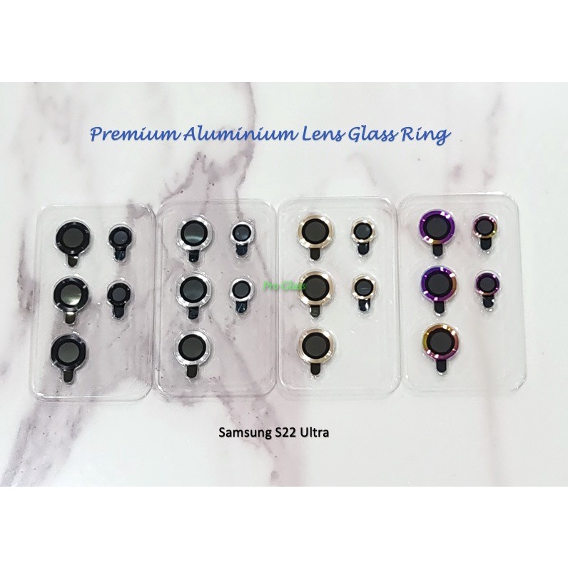 L04 Samsung S22 ULTRA Camera Lens Glass Protector Aluminium Ring