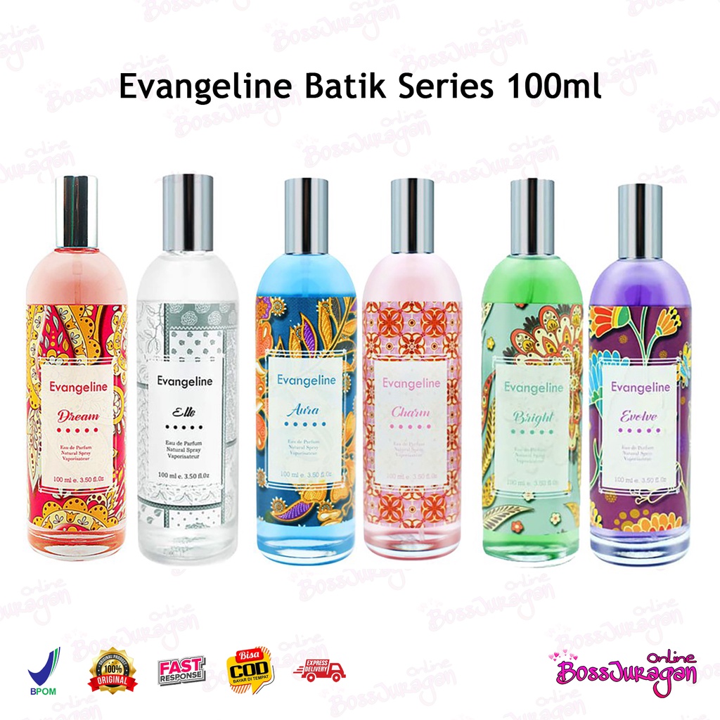 (BOSS) Evangeline Batik Series 100ml | Parfum Wanita Original