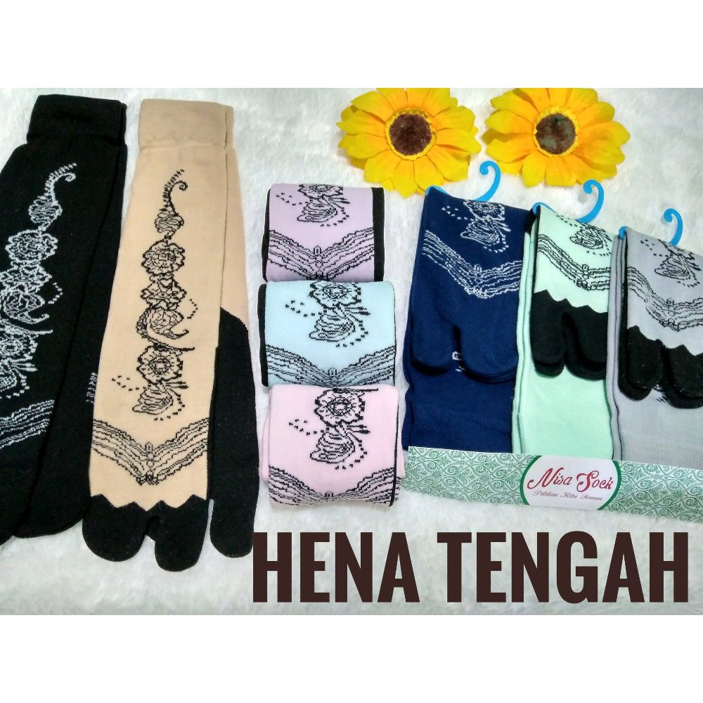 [HUSNA HIJAB] Kaos Kaki Jempol Motif Isi 1 Lusin (12 pcs) / Kaos Kaki Motif / Grosir Kaos Kaki Motif