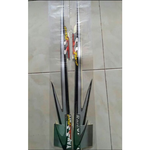 strping sticker standar fiz Ss two abu hitam