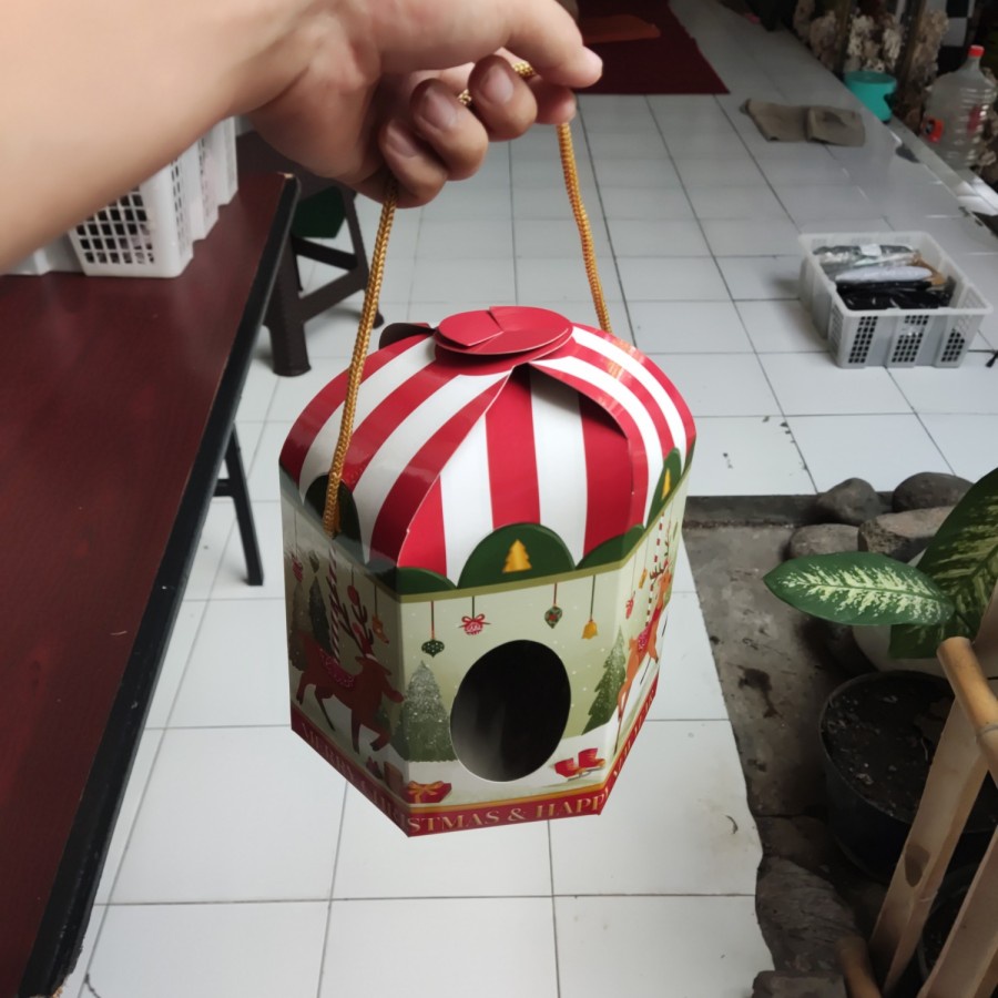 Christmas box natal Carousel Kotak hampers Box cookies