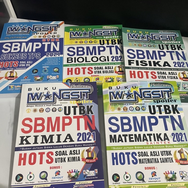 [Jual Murah] Preloved Mulus Buku Wangsit Platinum 2021 Saintek, Biologi, Kimia, Fisika, Matematika, 