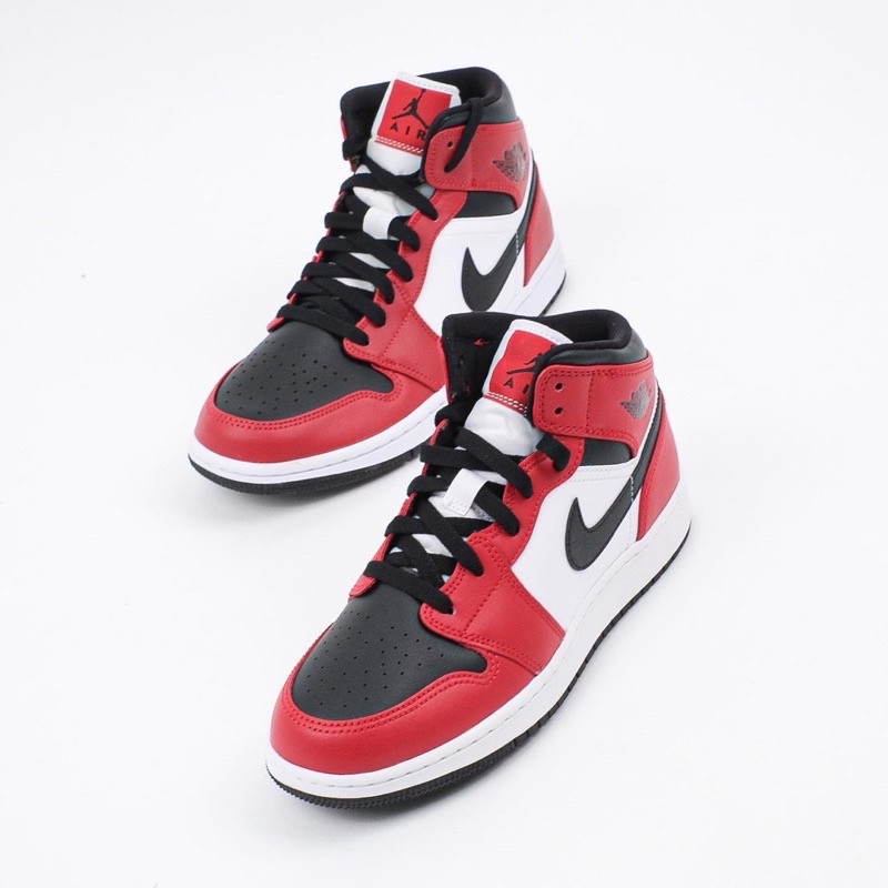 Air Jordan 1 Mid Chicago Black Toe Men