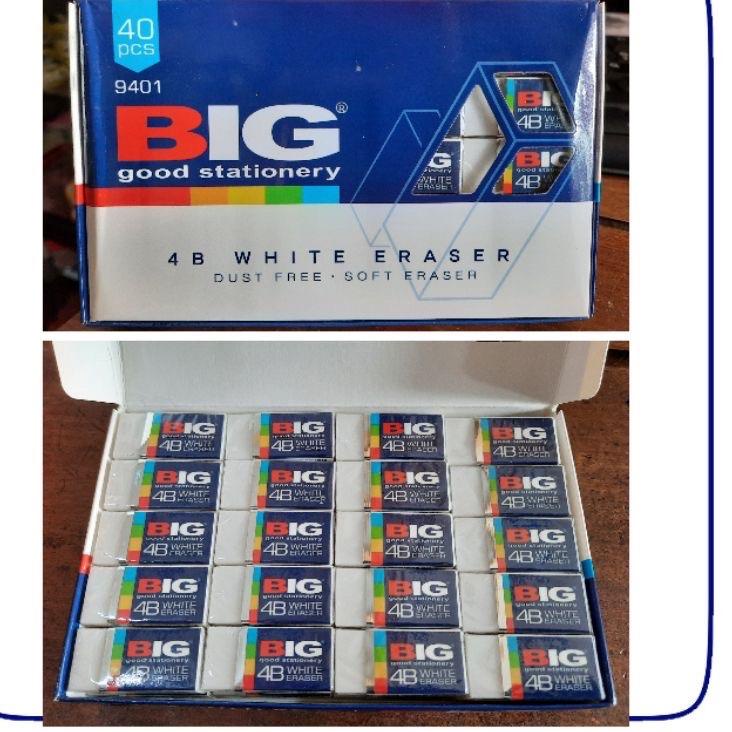 

LANGSUNG KIRIM.. Penghapus Eraser BIG Putih dan Warna Grosir (1pak/40pcs)