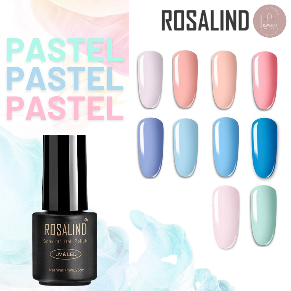 Rosalind Kutek Gel Polish UV LED Pastel Color Series