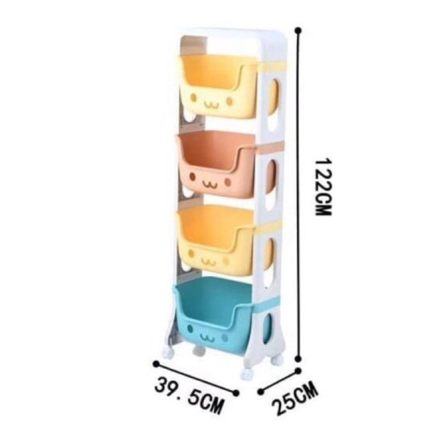 Rak mainan anak 4 susun