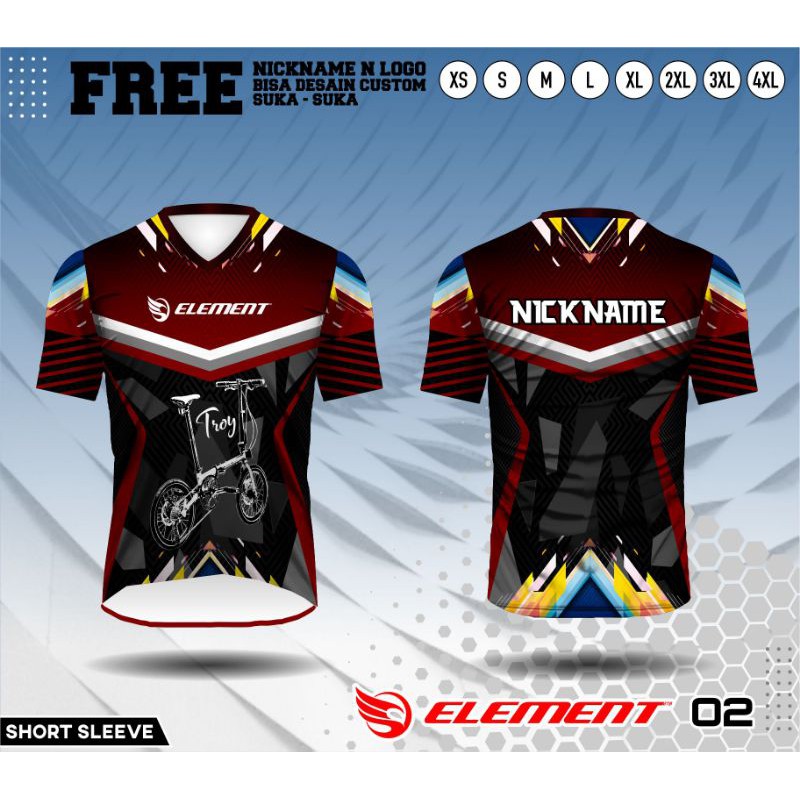 jersey sepeda element troy