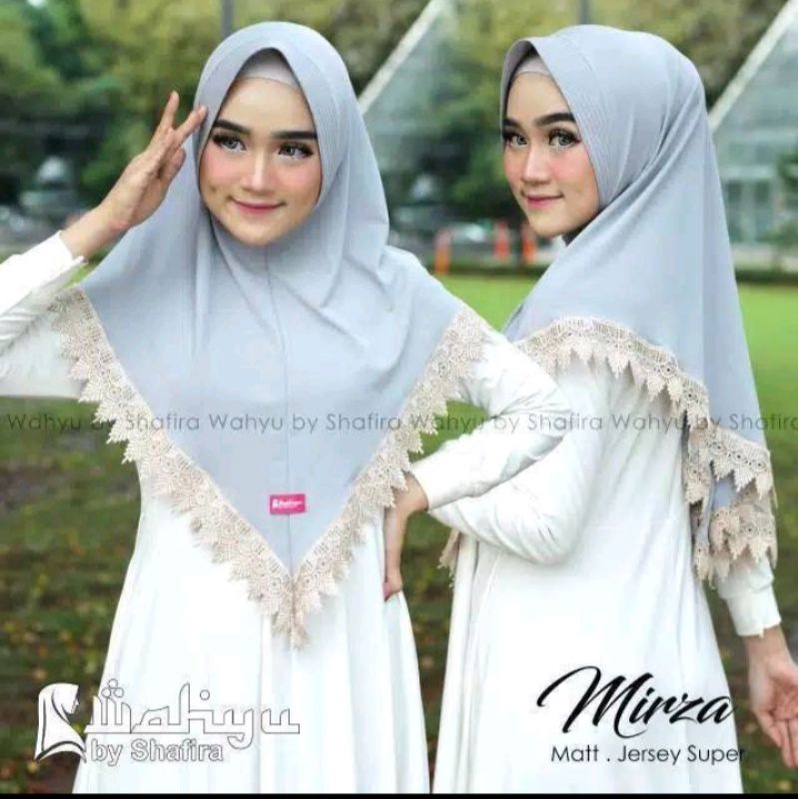 MIRZA HIJAB INSTAN WAHYU BY SHAFIRA RENDA IMPOR | Dhani Kerudung