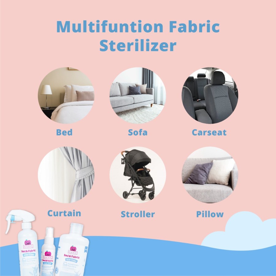 BerryC Bed &amp; Fabric Sterilizer Refill 500ml Anti Kutu Kasur - Semprotan Anti Tungau Bed Bugs 500 ml