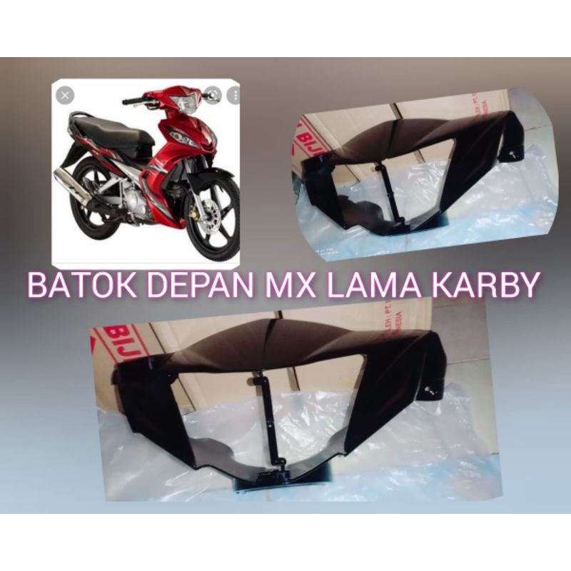 batok depan MX lama karbu hitam