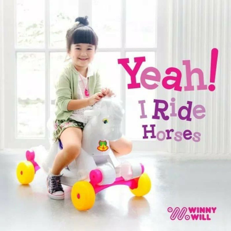 PRELOVED - MAINAN ANAK KUDA GOYANG/ KUDA-KUDAAN / KERETA KUDA