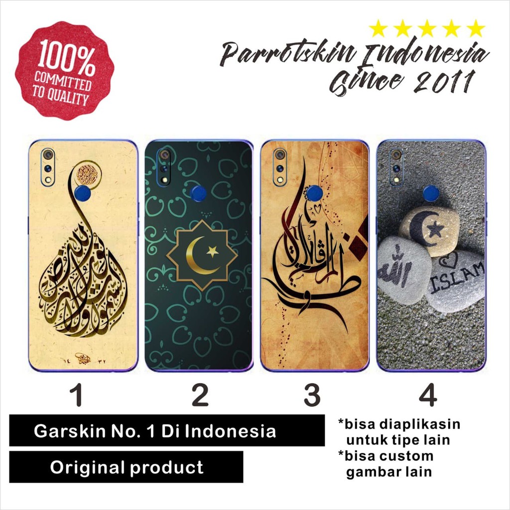 Garskin skin oppo f5 f7 f9 f11 A3S A5S A39 dll islamic back case