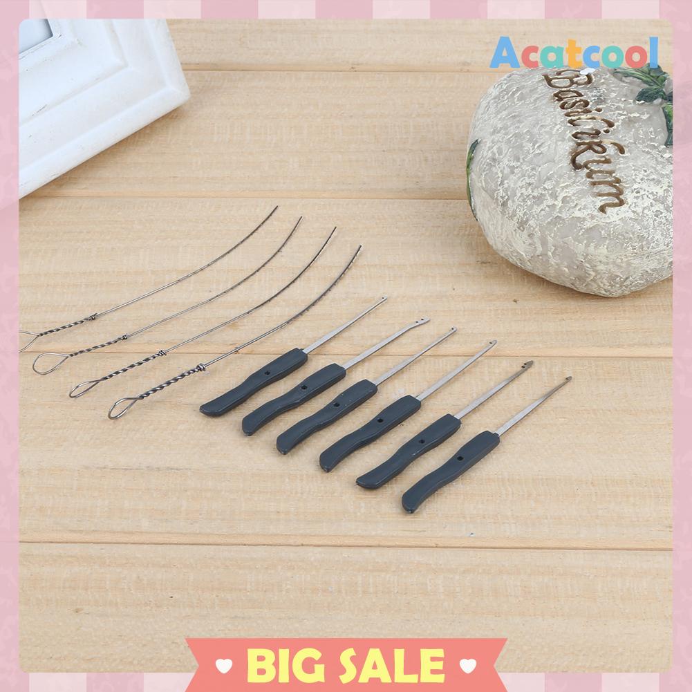 10pcs Set Alat Lockpick Untuk Mencabut Kunci Patah