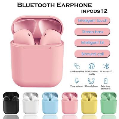 [CEPAT &amp; ORIGINAL] Inpods 12 Inpods 12 Eleven Earphone Wireless Bluetooth HiFi Warna Warni