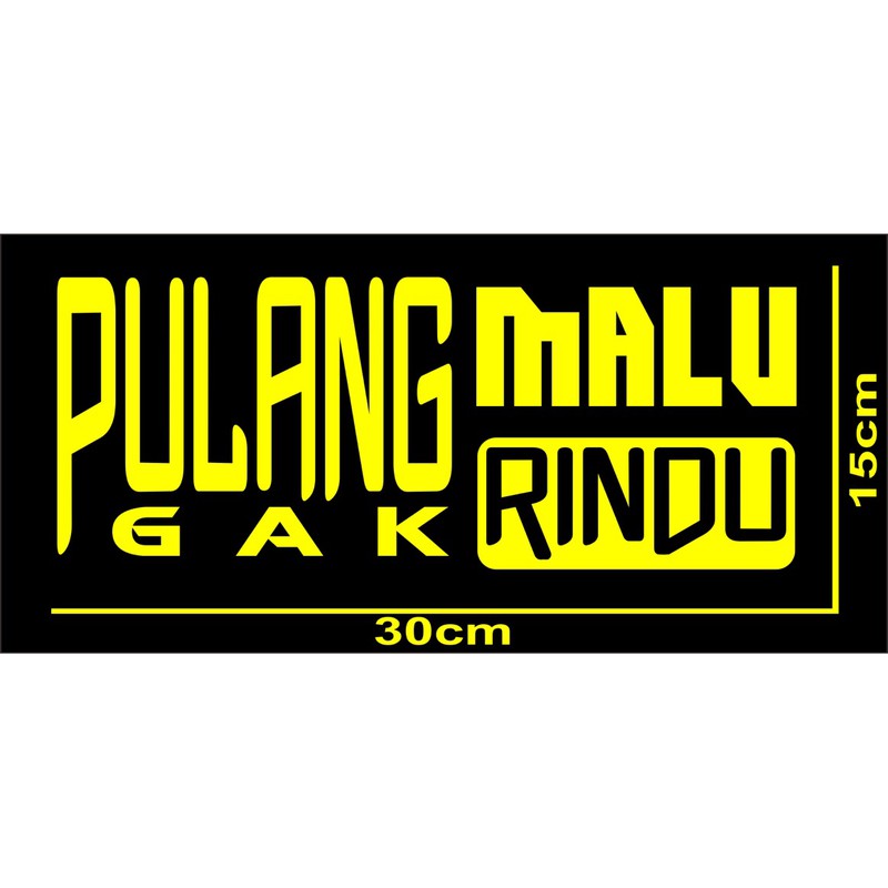 

sticker cutting kata kata warna kuning lemon putih merah hitam dll