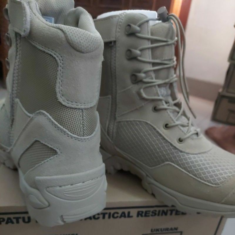 SEPATU GURUN TACTICAL RESINTEL POLRI 7 INCI