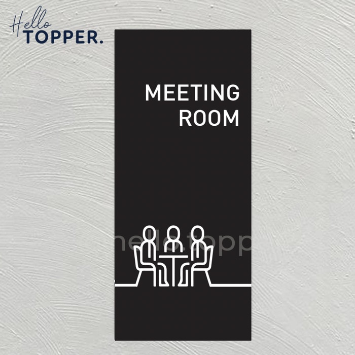 

Sign Label Akrilik Ruang Rapat Meeting Room Acrylic Signage Elegan