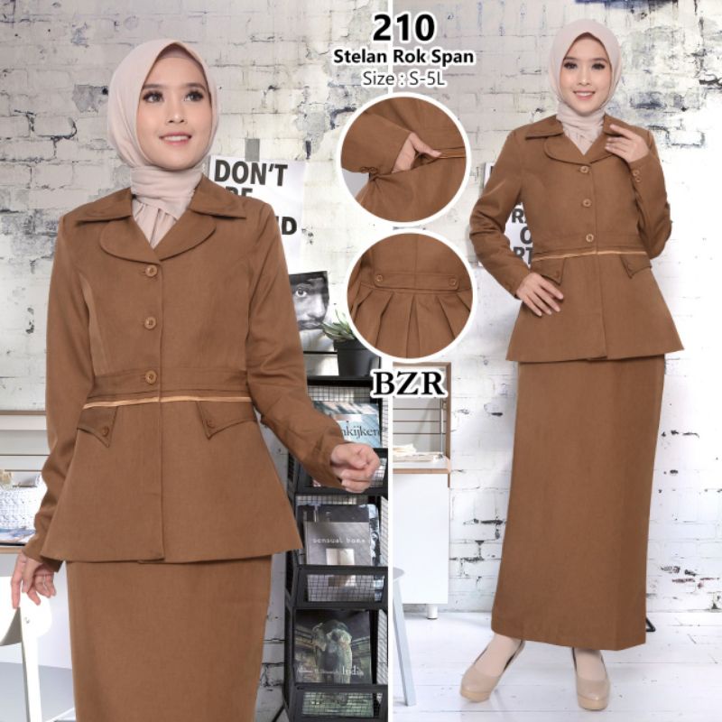 Jual Seragam Dinas Wanita Khaki Seragam Pemda Kheki Baju PNS Coklat