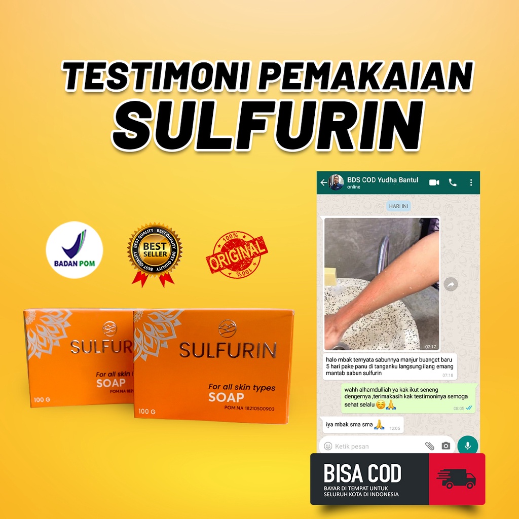 Obat Gatal Selangkangan Menahun Binahong SULFURIN 100gram ORIGINAL