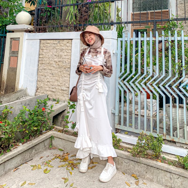 NARI OVERALL by Chuugirls | Overall Dress / Dress serut / Overall Dress Korea / inner dress