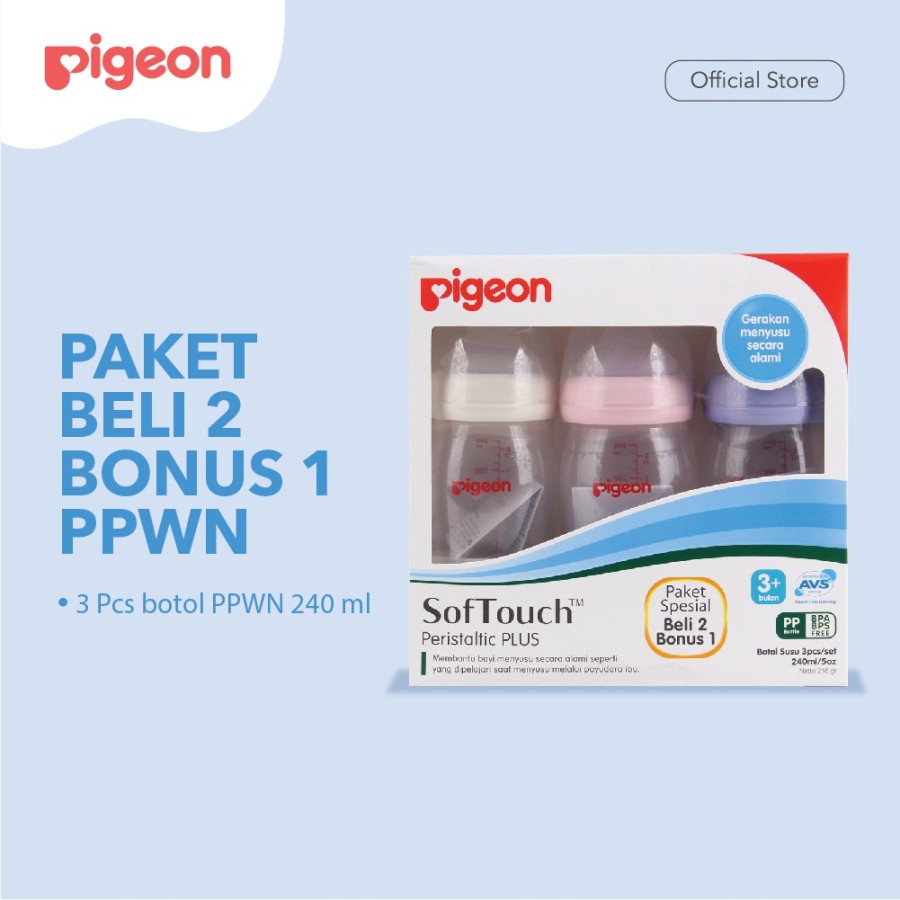 Pigeon Botol WideNeck Softouch  240ml