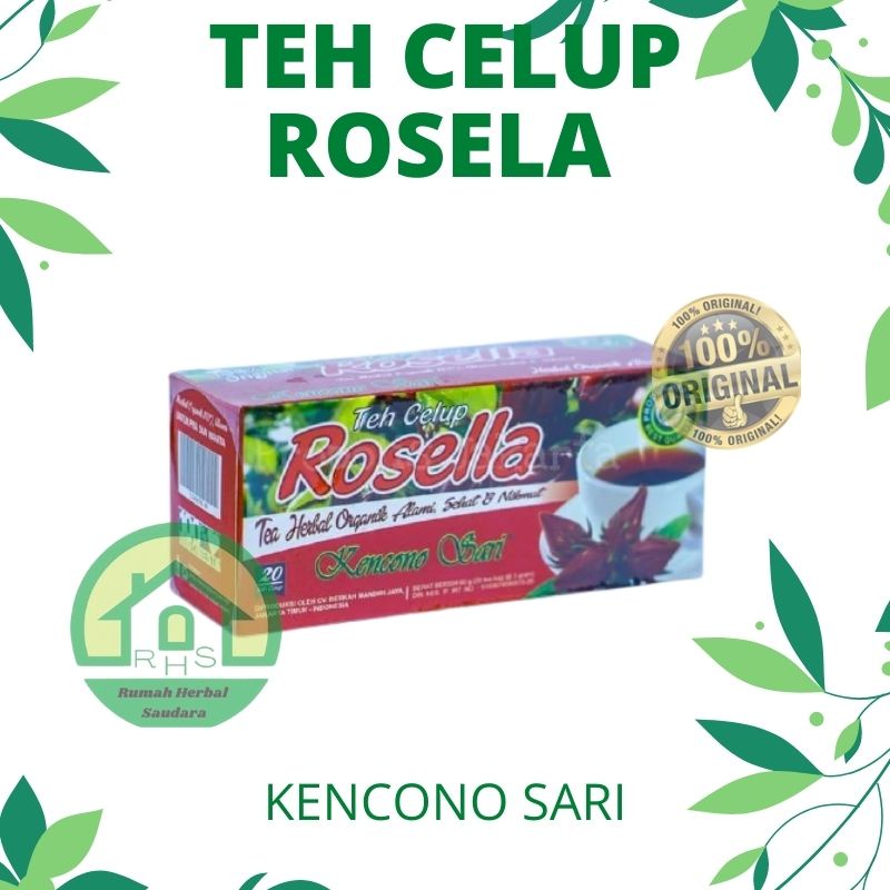 

Teh CELUP OBAT HERBAL Bunga Rosela Kencono Sari herbal Asli Originall PROMO