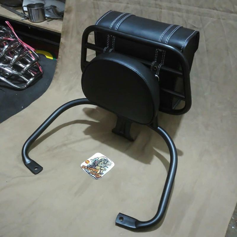 Back Rack Vespa GTS plus tas bag / aksesoris Vespa GTS seris