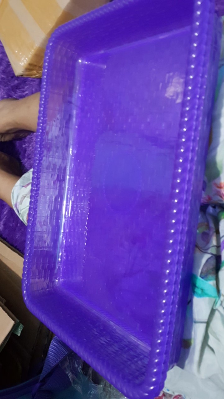 Talam/nampan Anyam Plastik Okinawa L