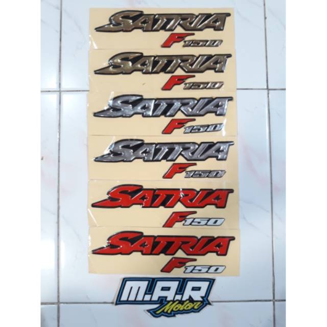 Stiker Timbul Satria Fu / Satria Fu Fi