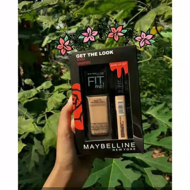 Maybelline Fit Me 2in1 Poleress / Maybelline Vivid Vampire Foundation Concealer