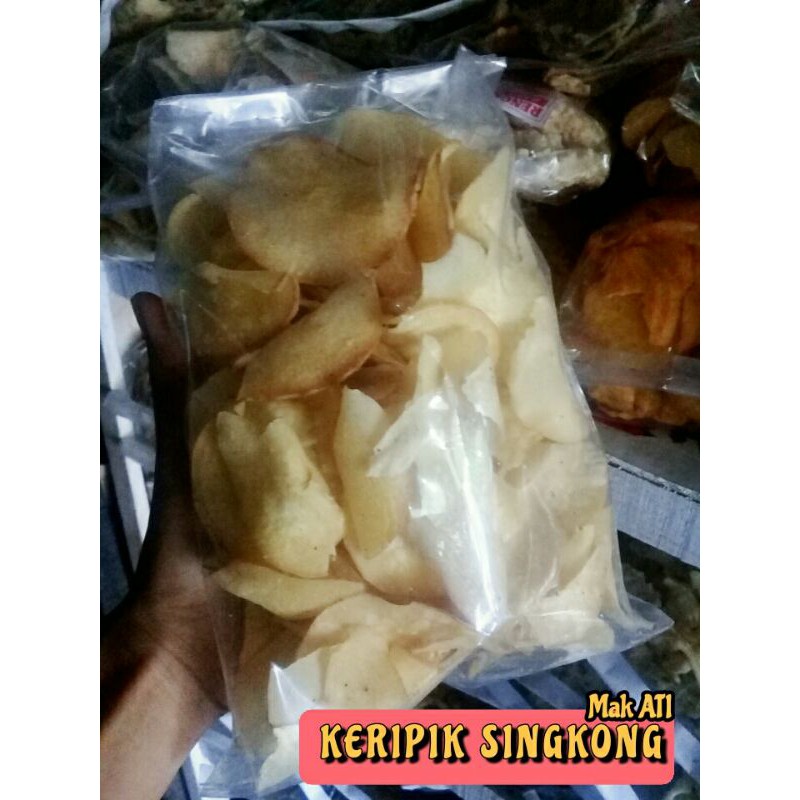 

KERIPIK SINGKONG ASIN RENYAH MURAH MERIAH 250gram