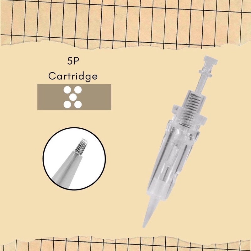 Jarum dermapen sulam Jarum Nano 36 12 Pin Needle Cartridge Mym Derma Pen Bayonet Bb Glow MTS BOPENGi
